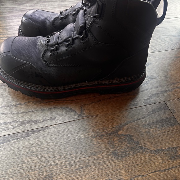 Red Wing Shoes Black Boots with BOA Closure and Rugged Sole